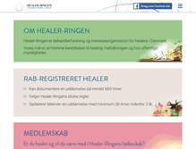 Tablet Screenshot of healerringen.dk